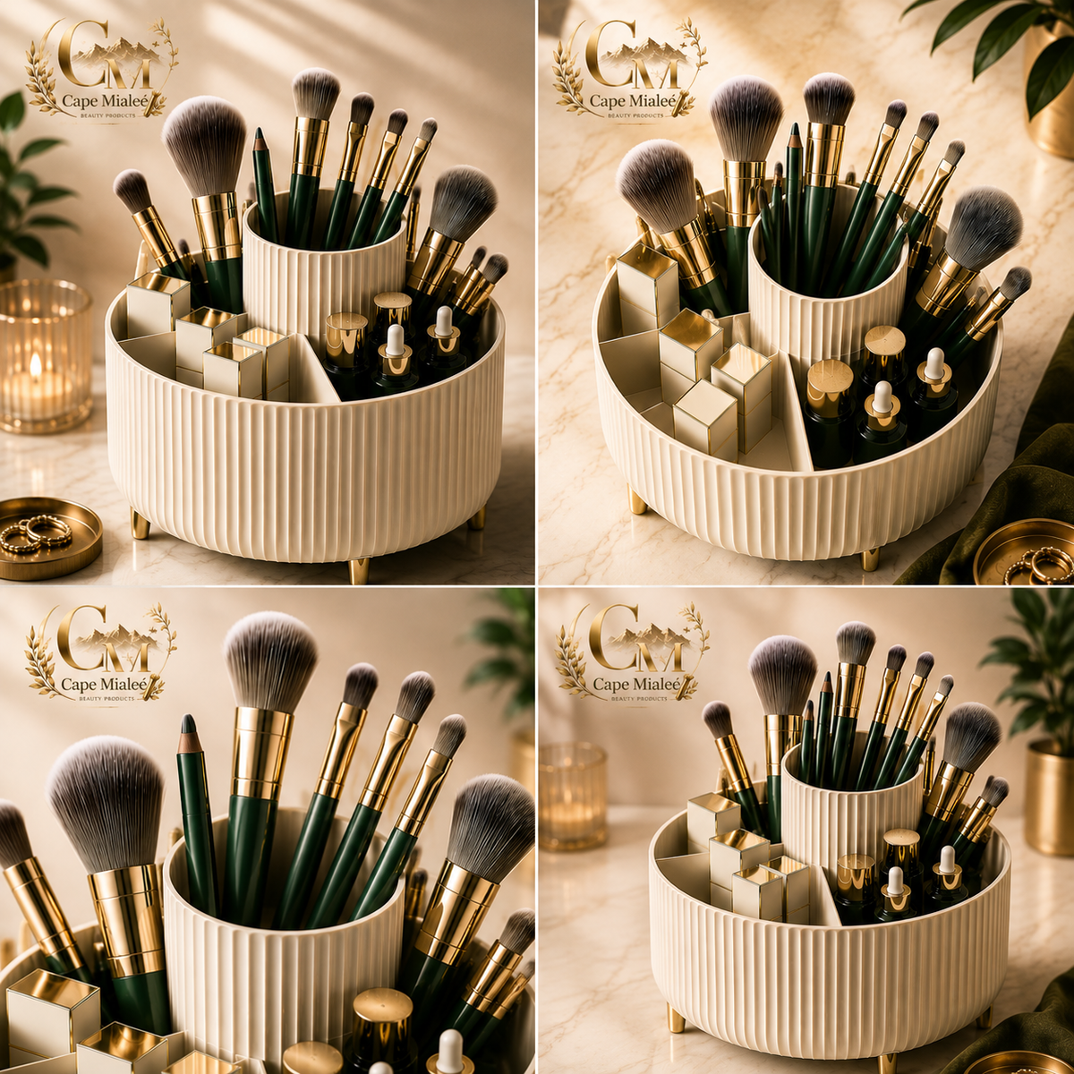 Cape Mialeé™ 360° Rotating Beauty Organizer