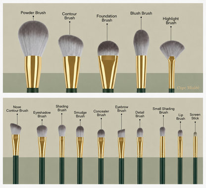 Cape Mialeé™ The Soft Focus Collection (MakeUp Brushes)